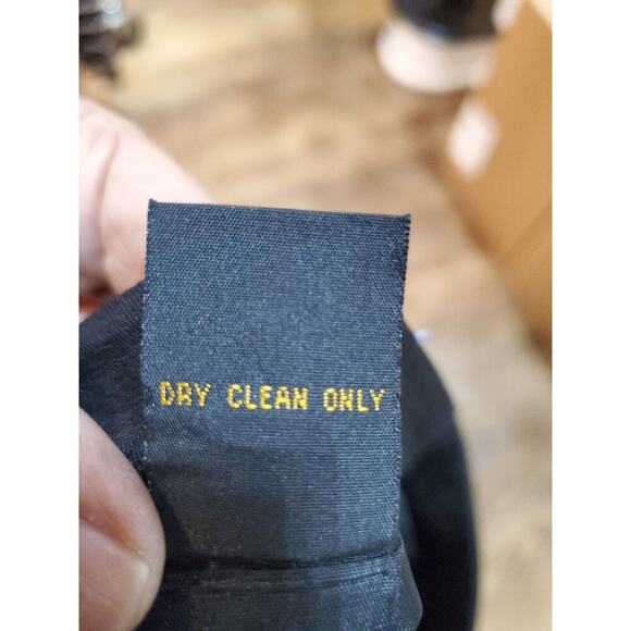 Grace Dane Lewis Women's Black Polyester Flat Front Vented Mini Skirt Size 10 - Picture 7 of 9